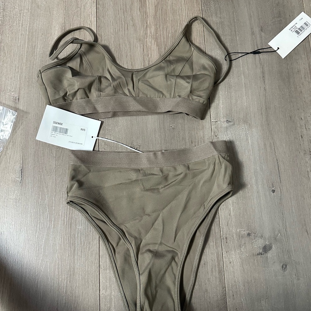 Stylish Olive Green Bikini Set